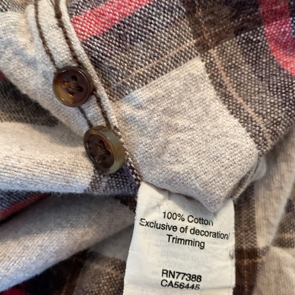 J. Crew Factory Plaid Cotton Button Up Shirt Elbow Patches XL Gorpcore Casual - Picture 10 of 11